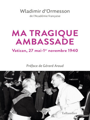 cover image of Ma tragique ambassade